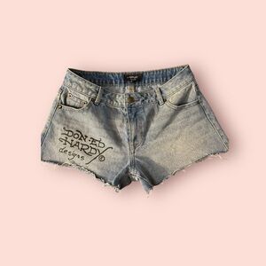 Ed Hardy Denim short shorts